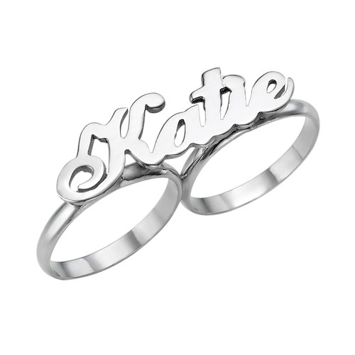 Two Finger Name Ring