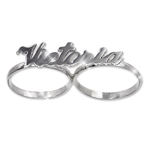 Two Finger Name Ring