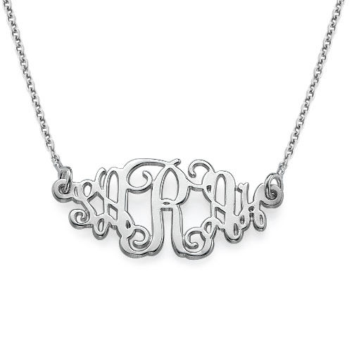 Personalized Jewelry Monogram Style Name Necklace