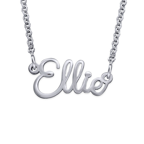 Signature Wire Cursive Name Necklace