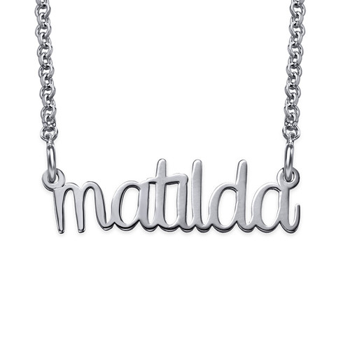 Signature Wire Name Necklace - Lower Case Design