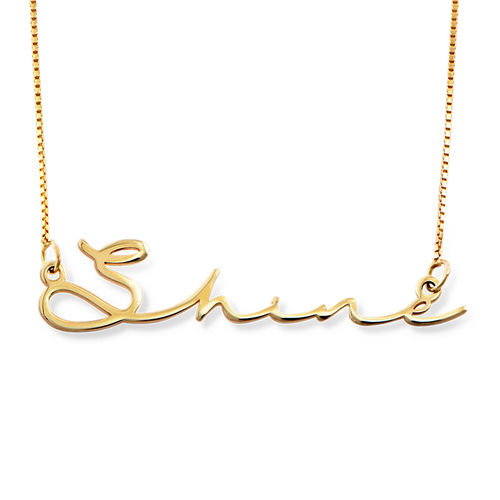 Signature Style Name Necklace - 10k Gold