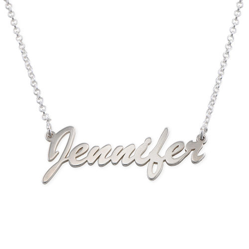 Name Necklace in Silver