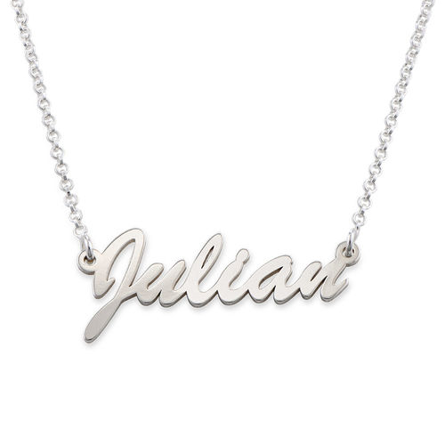 Name Necklace in Silver
