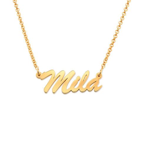 Name Necklace in Gold Plating