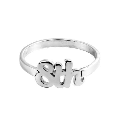 Personalized Number Ring in Sterling Silver